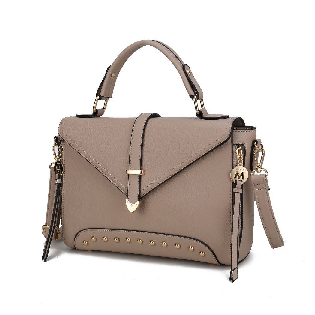 Angela Satchel Handbag Vegan Leather Women's Bags by Mia K