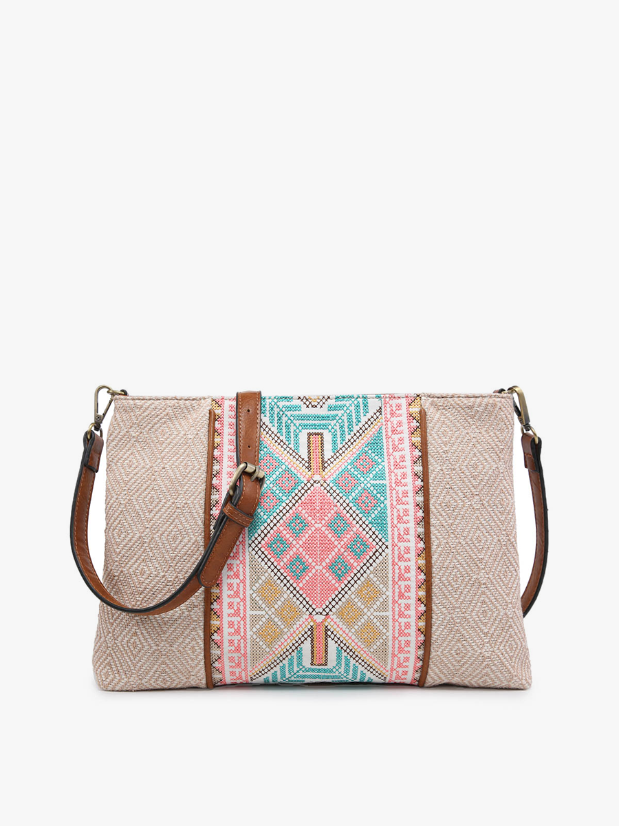 Felicity Aztec Embroidered Crossbody | M1979