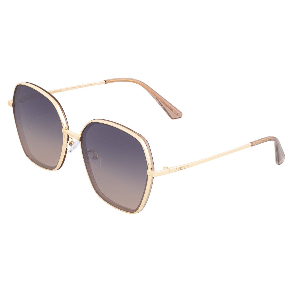 Bertha Emilia Polarized Square Sunglasses