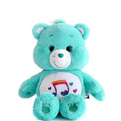 CARE BEARS PLUSH - MINT HEART SONG BEAR