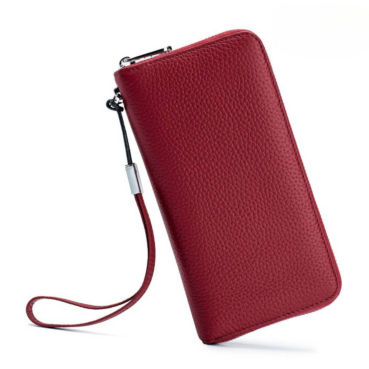 Long Leather Wallet – Soft Handheld Clutch_CUAB00388