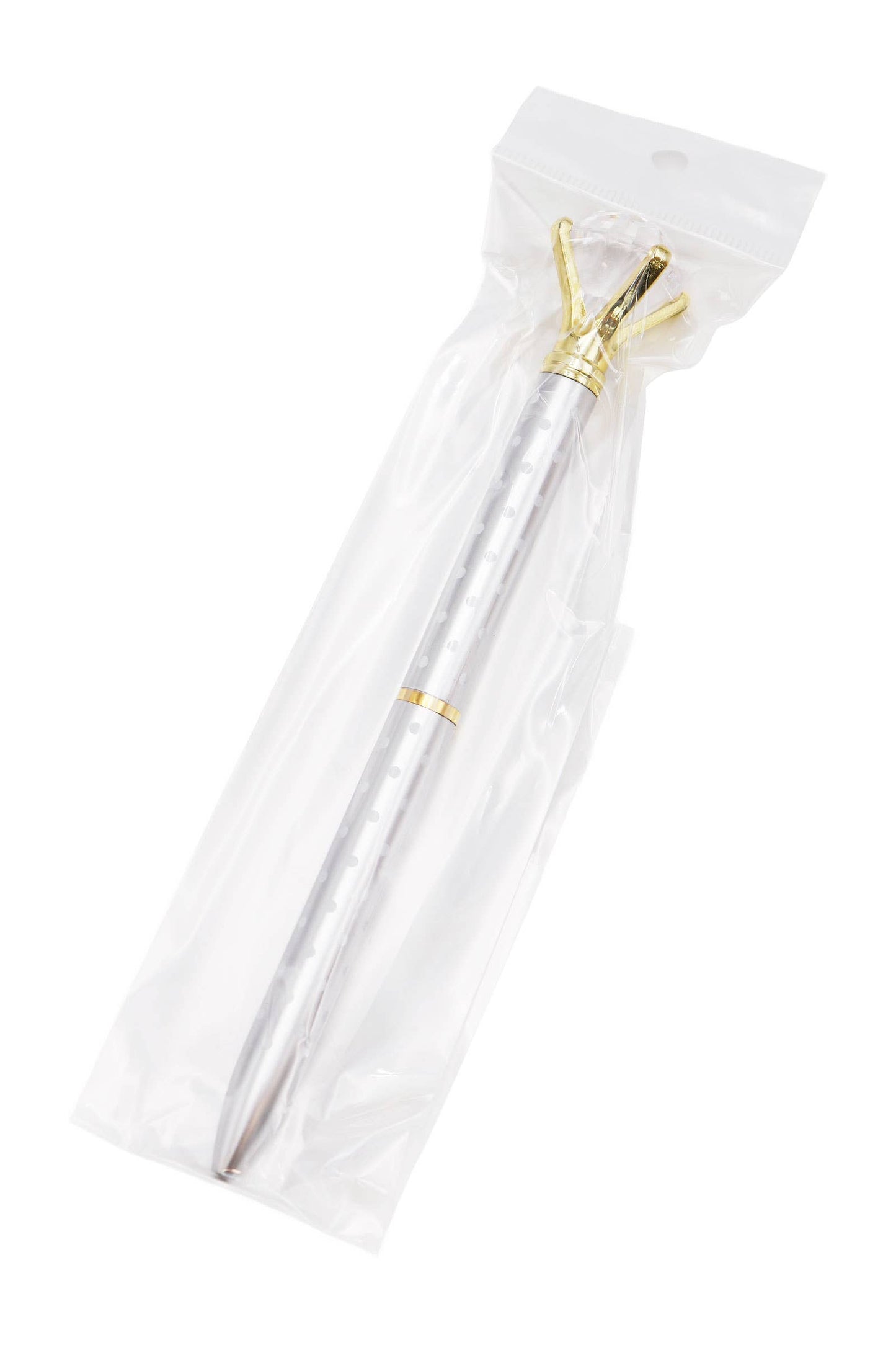 Bling Diamond Metallic Polka Dot Pen -