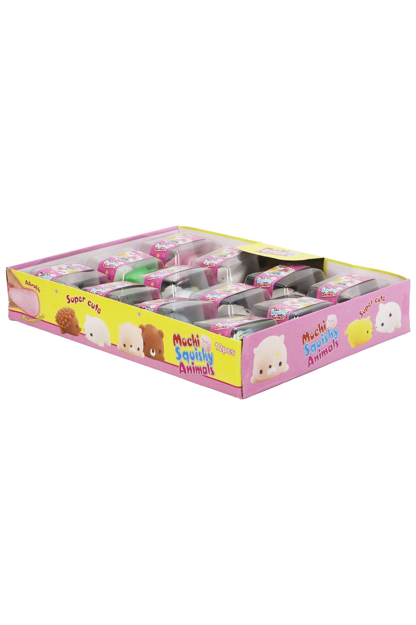 Animal Pals Soft Mini Mochi Squishy - 2 Pcs Set
