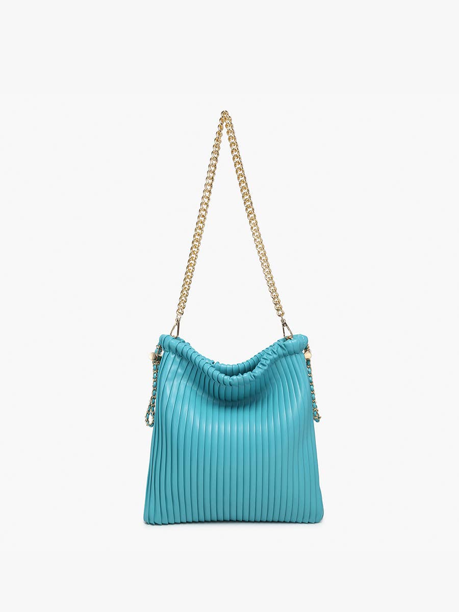 Singapore Pleated Bucket Bag – Chain Strap | JN2584