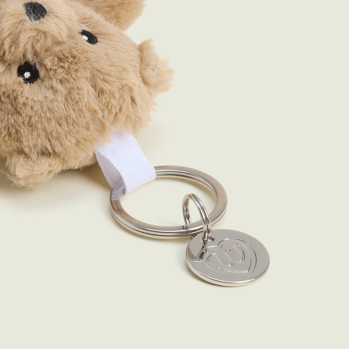 Brown Curly Bear Keyring sensory Squishy fun teen trendz