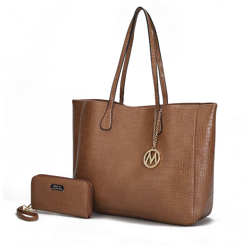 Sadie Oversize women's Tote & Wallet Set by Mia K