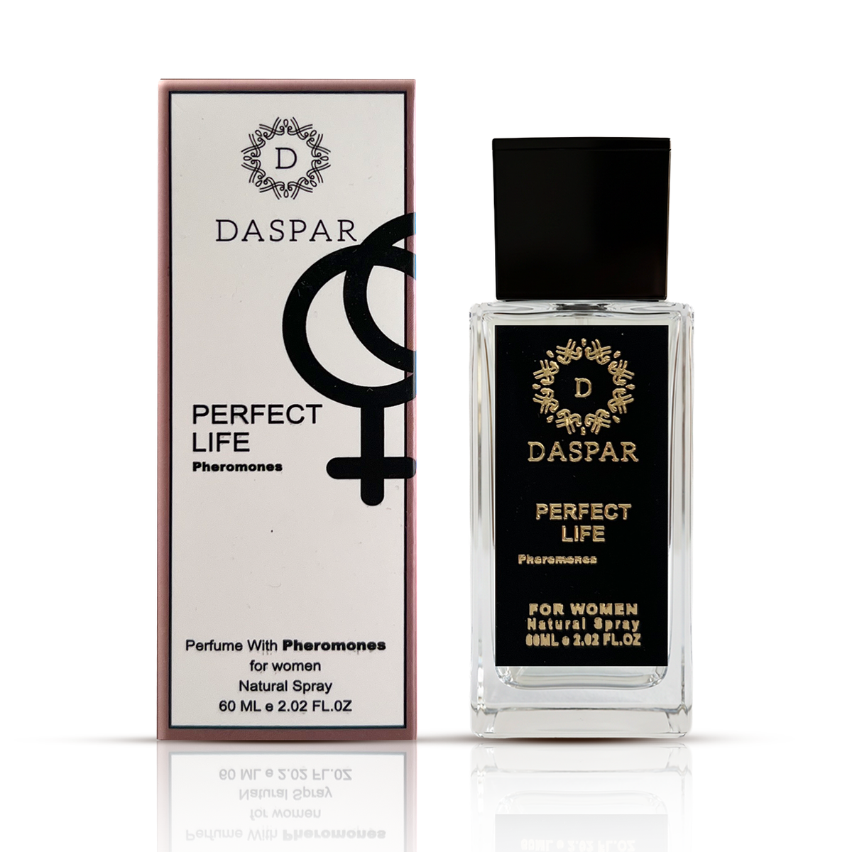 DASPAR PERFECT LIFE WOMEN PERFUME WITH PHE.RO.MO.NES 2.02 OZ