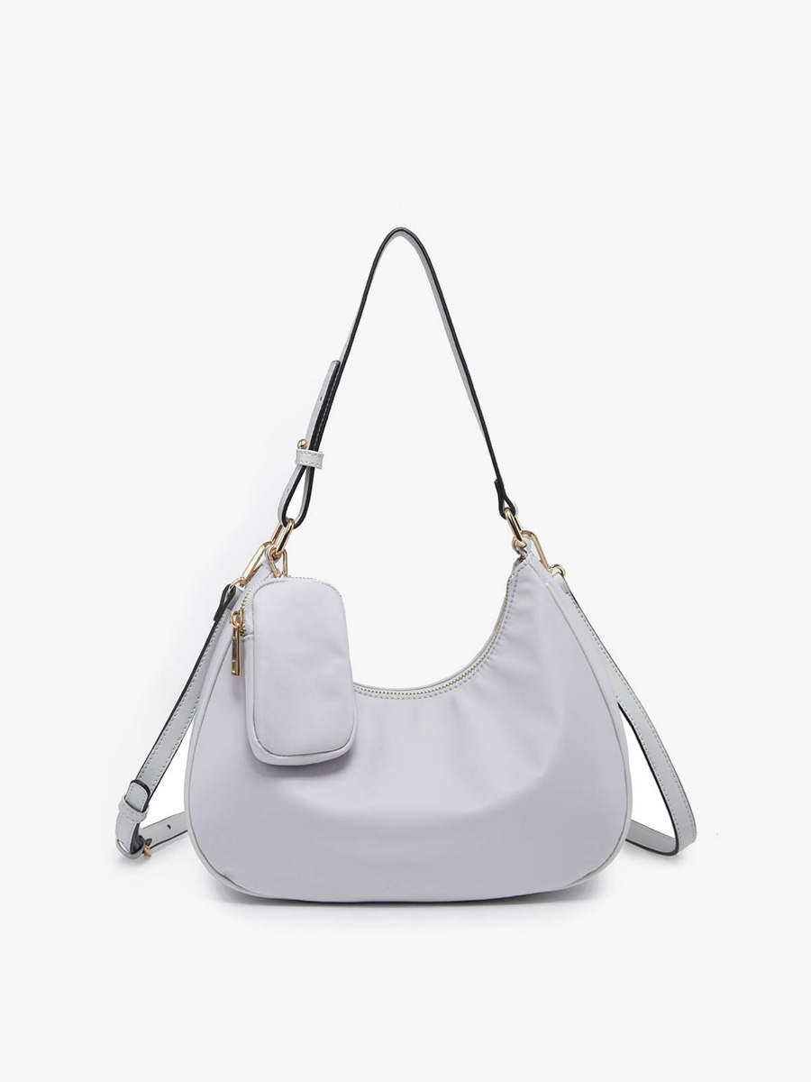 M2079NY Jada Nylon Shoulder Bag w/ Coin Pouch