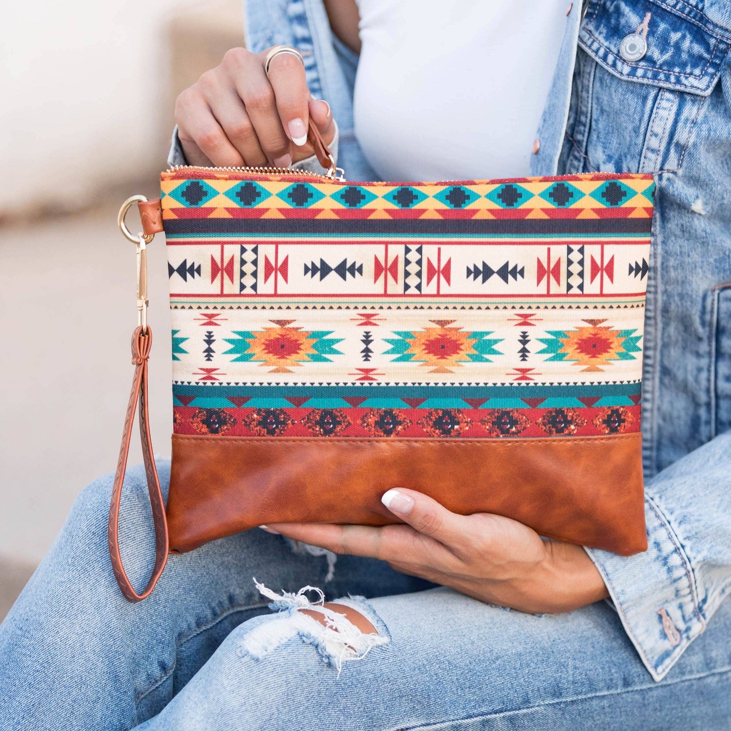 Aztec Boho Clutch #2080