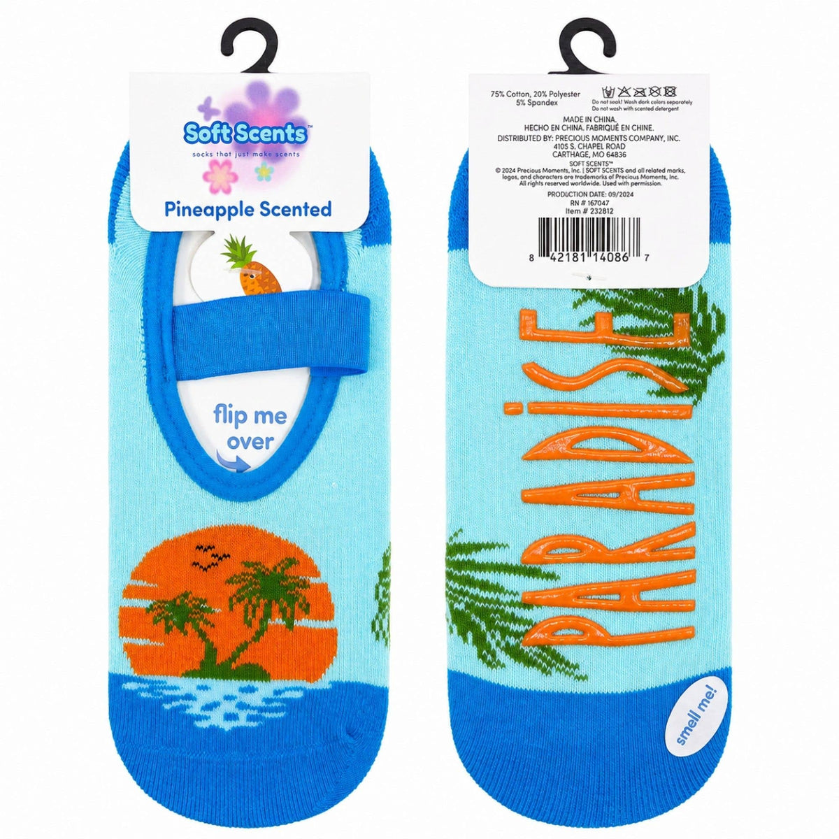 Precious Moments Scented Grip Slipper Socks Floor Display