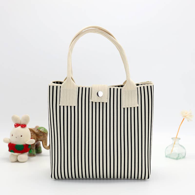414 Handmade Houndstooth Tote Bag Casual Canvas Bag