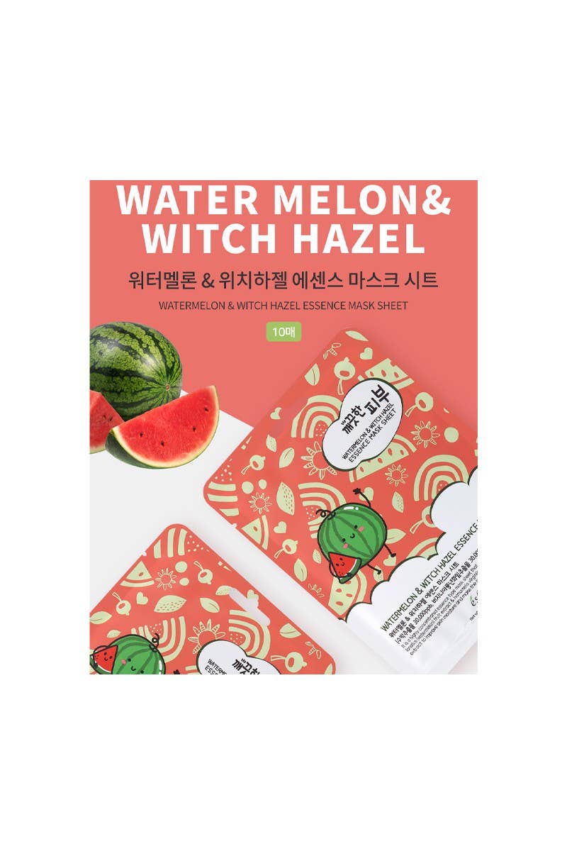 2841 Esfolio ESMPPUWM Watermelon Essence Facial Mask Sheet