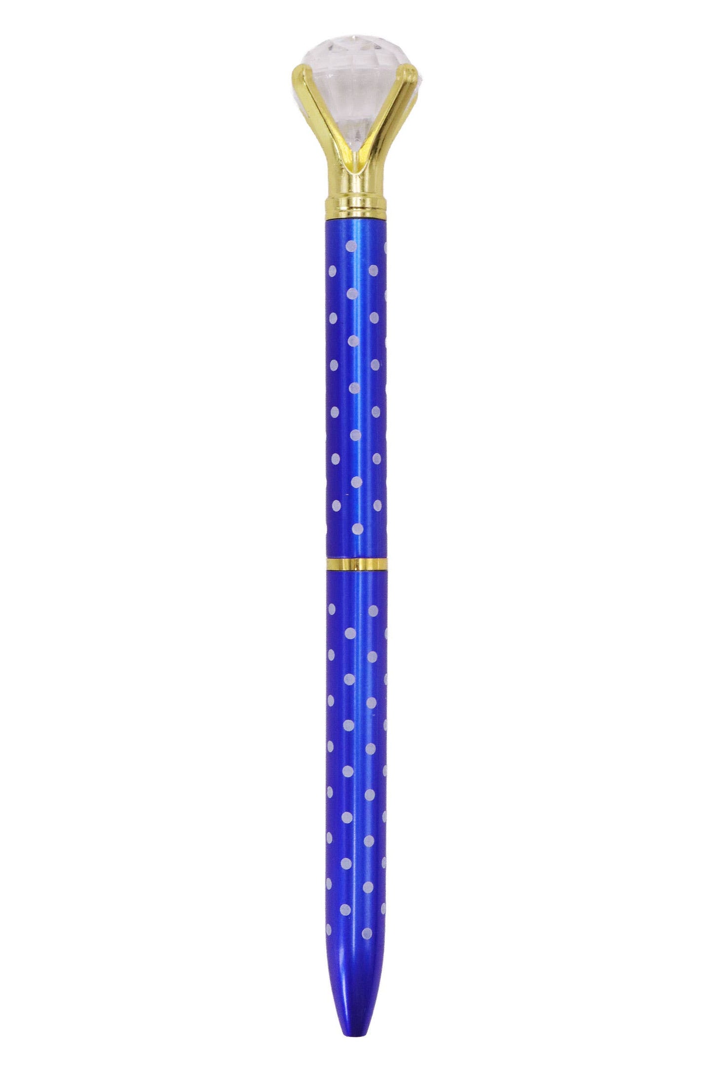 Bling Diamond Metallic Polka Dot Pen -