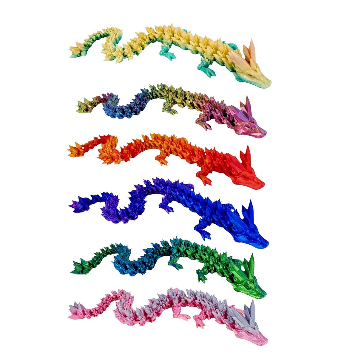 177 3D Print Tail Dragon Animal Figure Toy