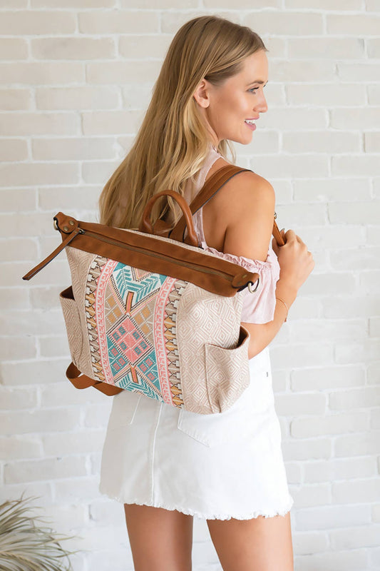 BP2075 Lexie Aztec Backpack/Satchel