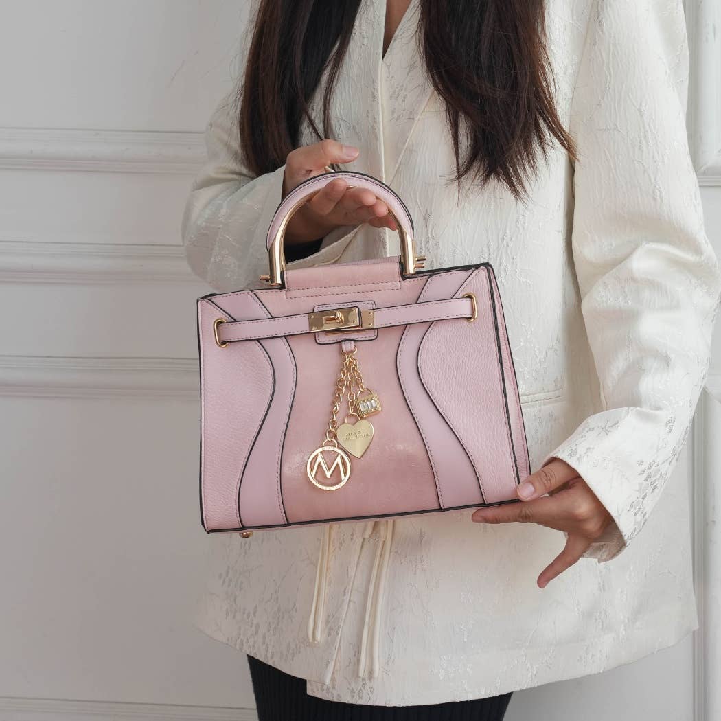 387 MKF Cassia Women's Medium Satchel Handbag Vegan Leather