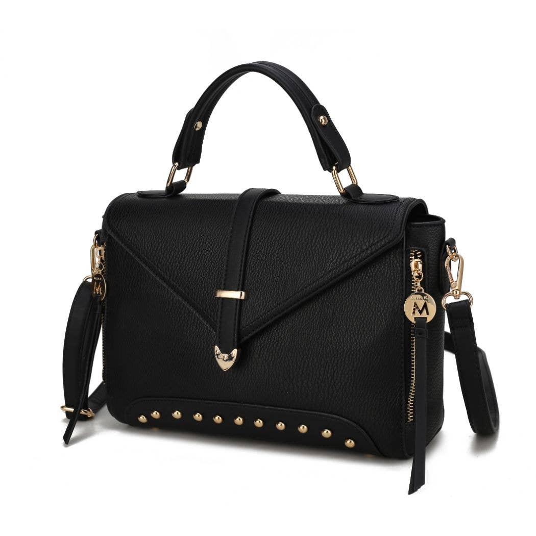 Angela Satchel Handbag Vegan Leather Women's Bags by Mia K