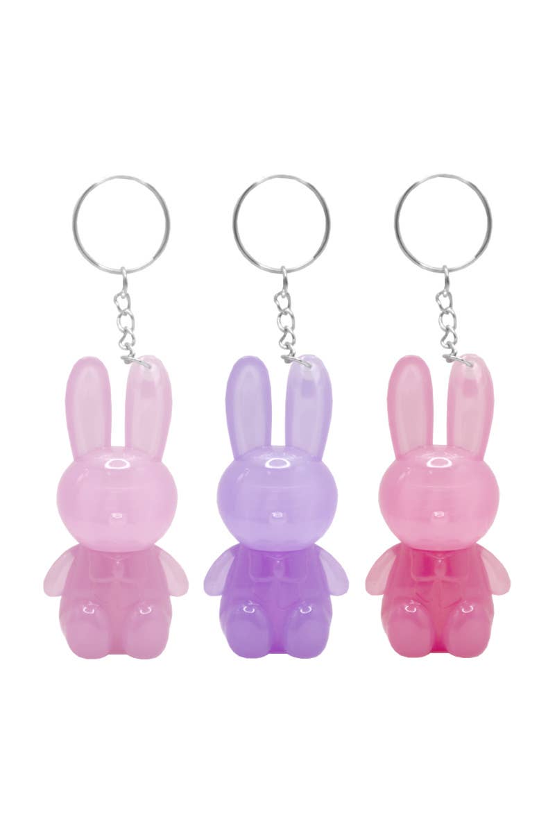 Beauty Treats 672 Bunny Lip Oil Keychain - 24 pcs