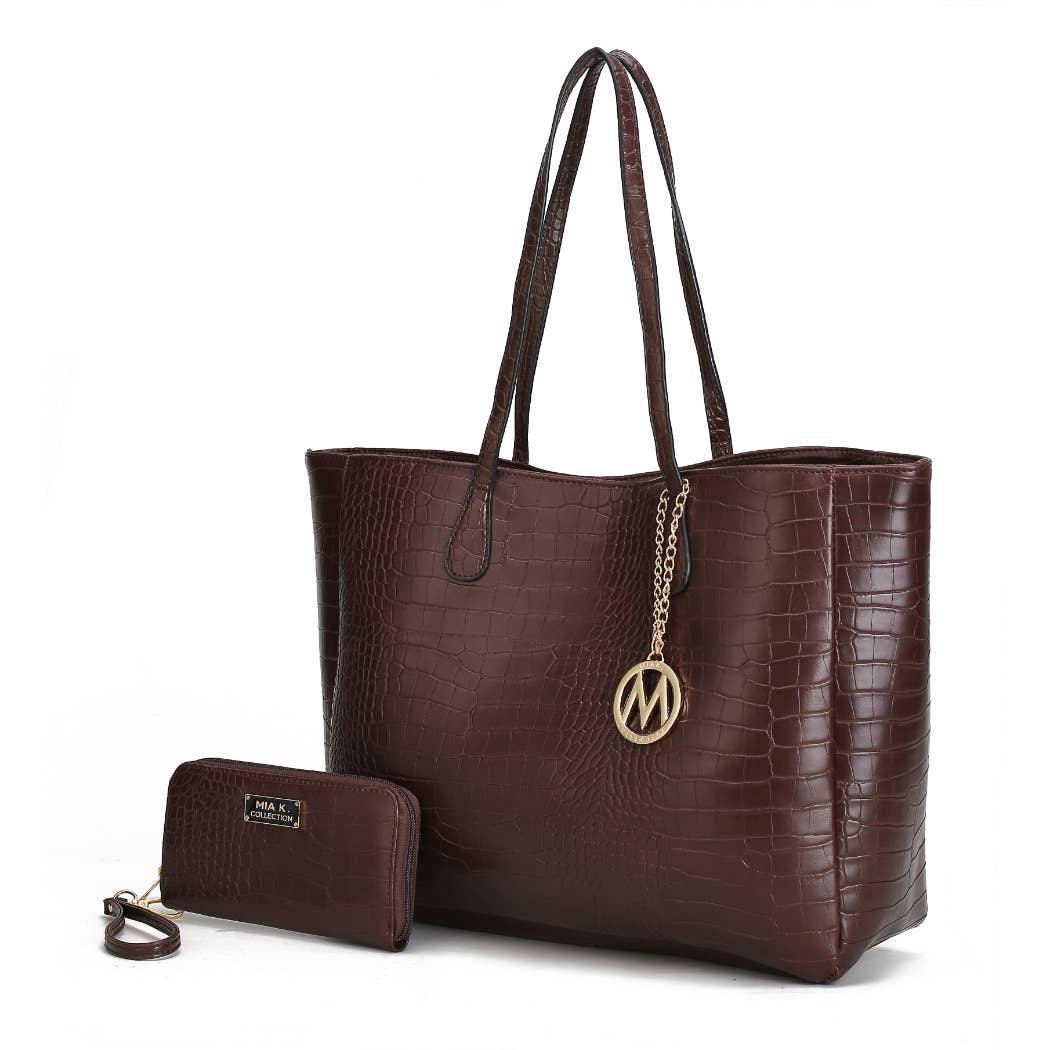 Sadie Oversize women's Tote & Wallet Set by Mia K