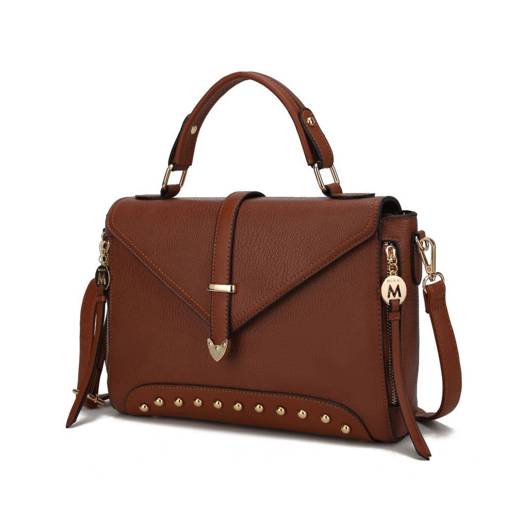Angela Satchel Handbag Vegan Leather Women's Bags by Mia K