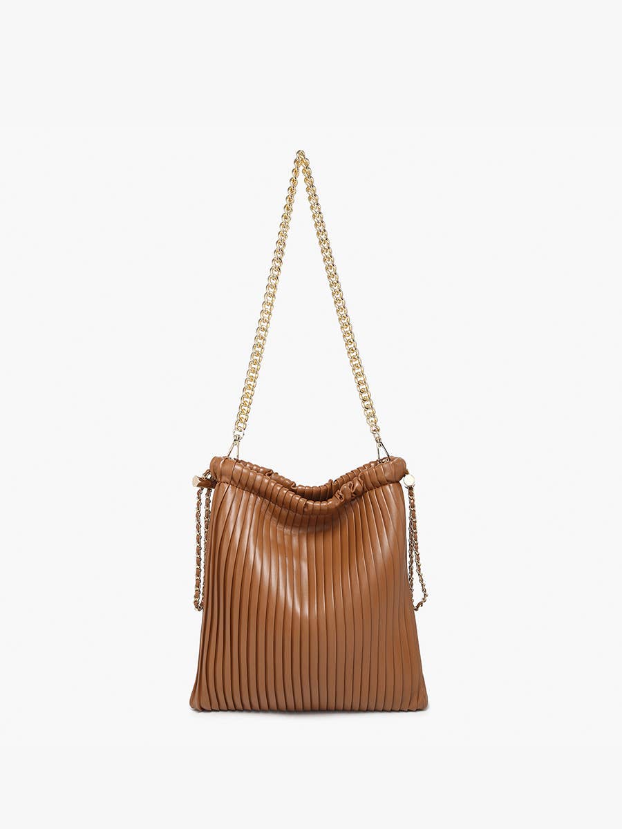 Singapore Pleated Bucket Bag – Chain Strap | JN2584