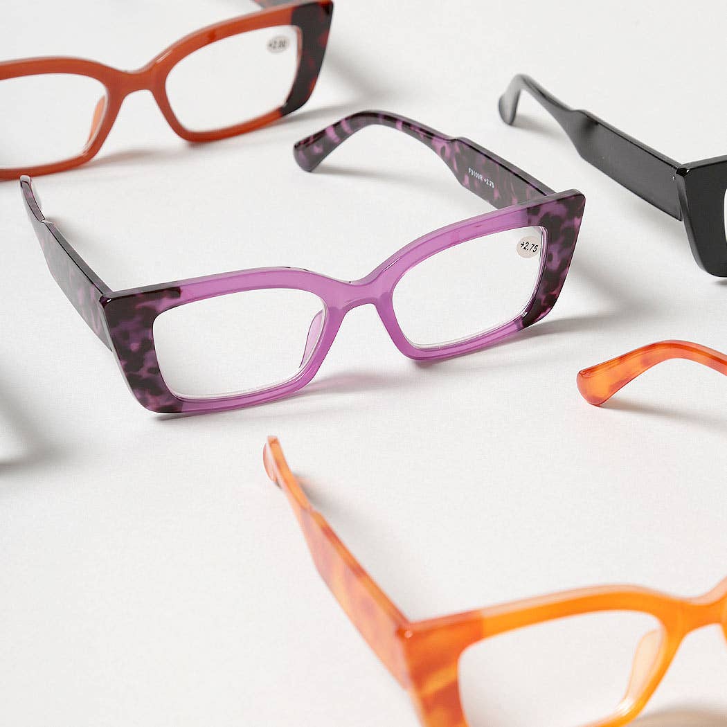 Women's Bold Cat Eye Frame Reading Glasses