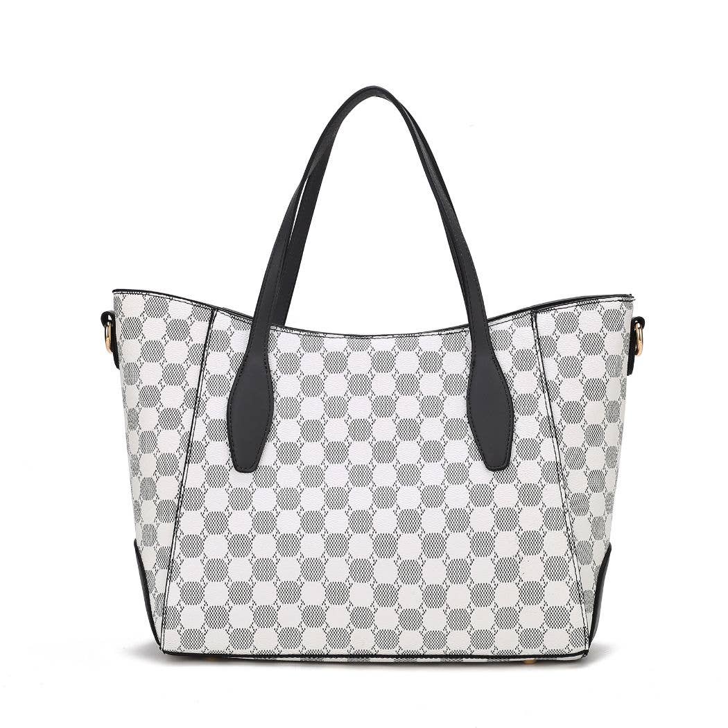 Gianna Vegan Leather Women Tote & matching Wallet by Mia K