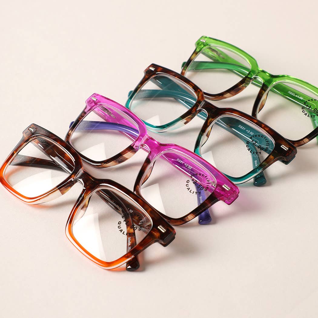 Leopard Color Mixed Reading Glasses