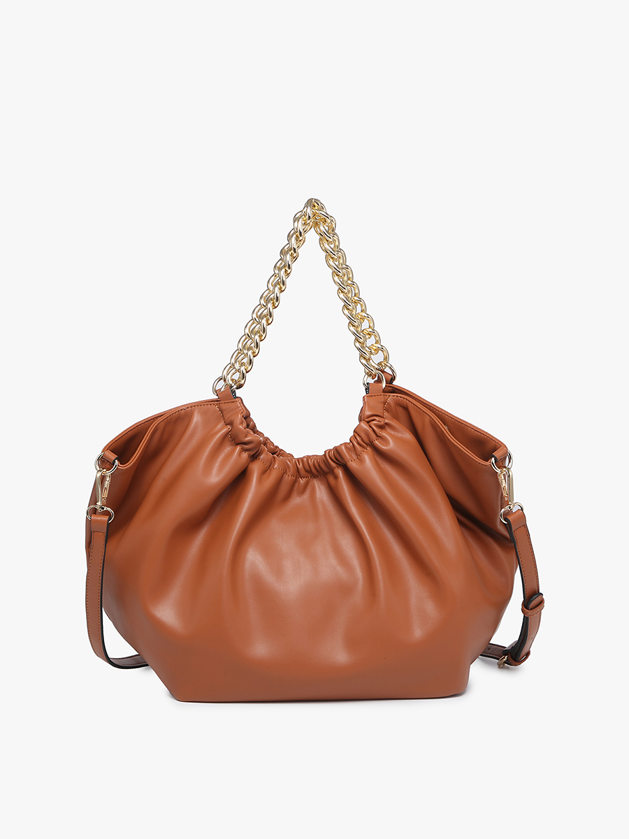 M2343 Stassi Slouchy Satchel Bag – Chain Strap