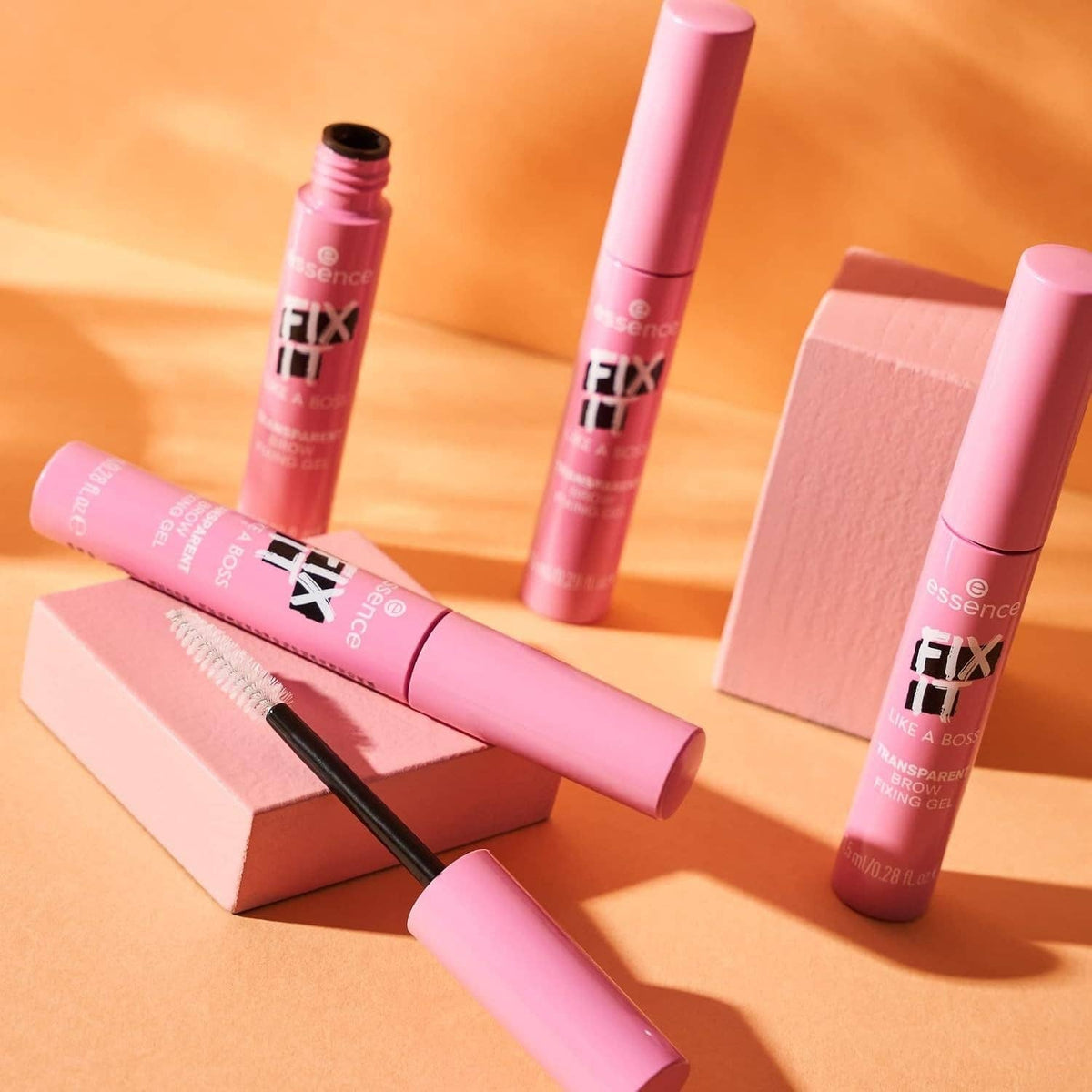 Essence | Fix It Like A Boss Transparent Brow Fixing Gel | Long Lasting.