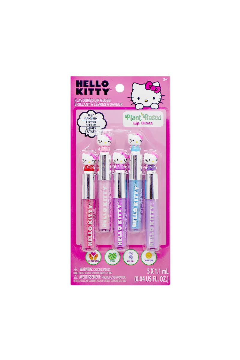 UPD HK1086GA Hello Kitty 5pcs Lip Gloss Set - 12 pcs