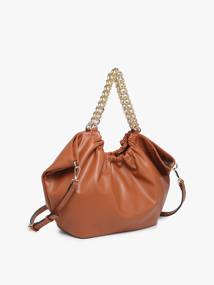 M2343 Stassi Slouchy Satchel Bag – Chain Strap