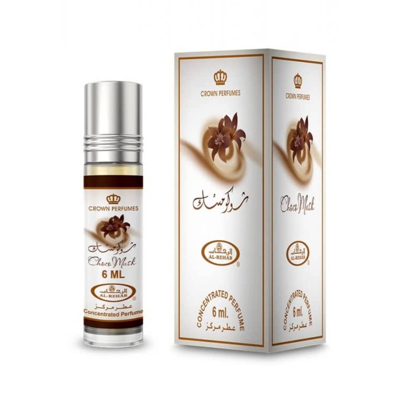 2546 Al Rehab Choco Musk Concentrated Perfume Oil Roll On 6 ml
