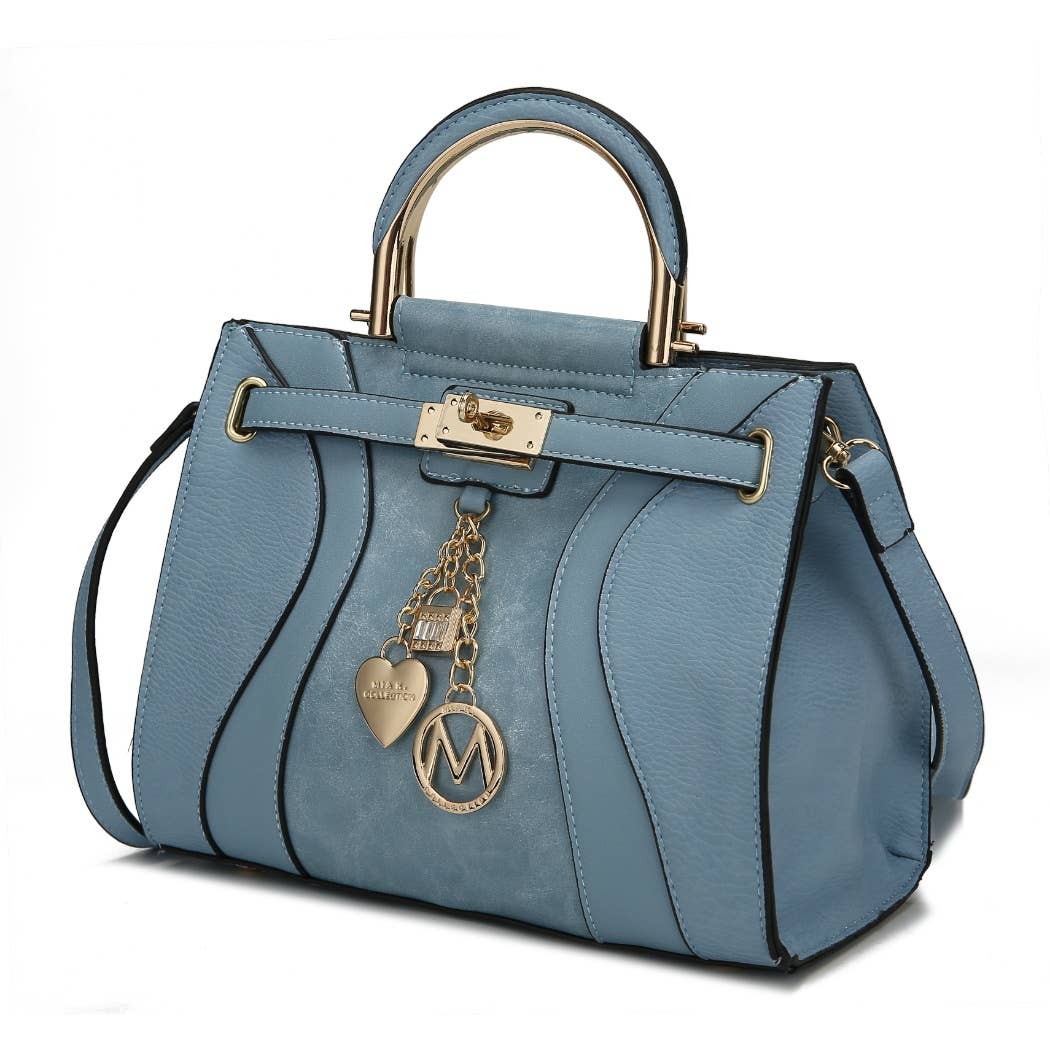 387 MKF Cassia Women's Medium Satchel Handbag Vegan Leather