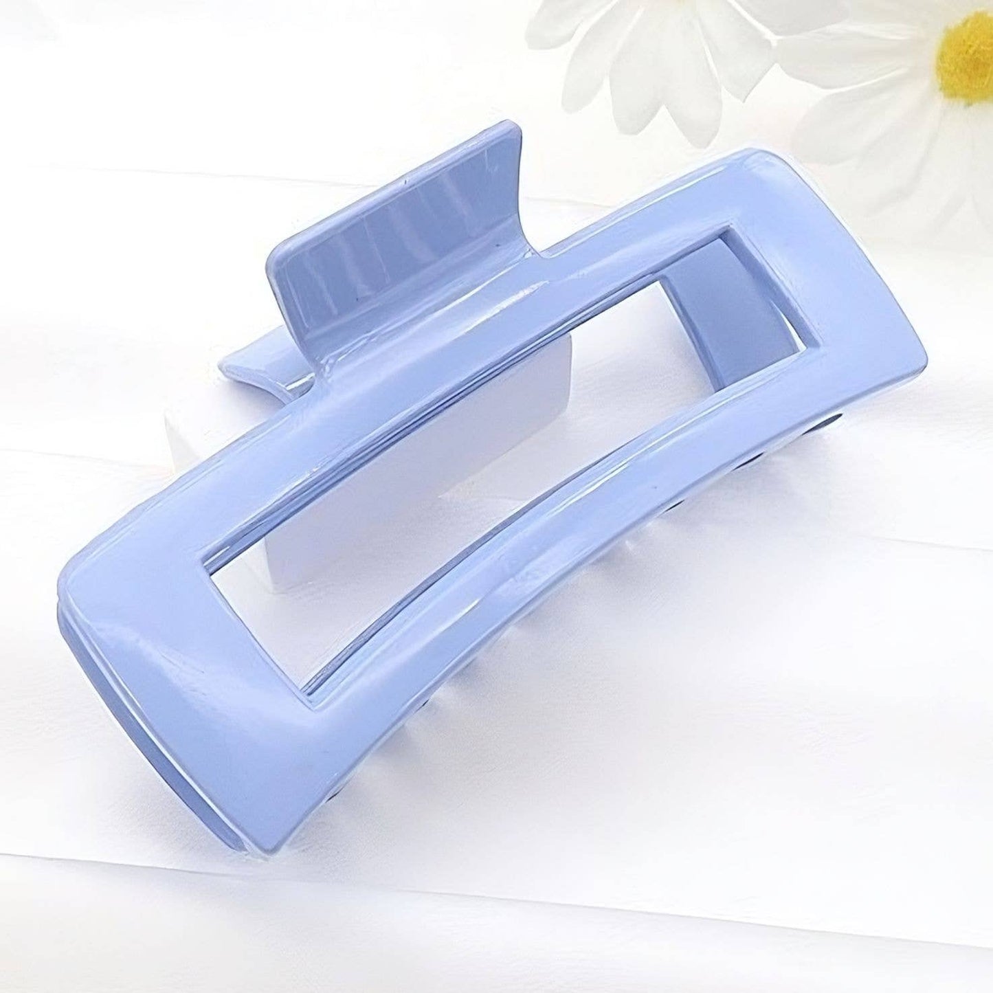 Pastel Color Rectangle Jaw Clip Hair Claw