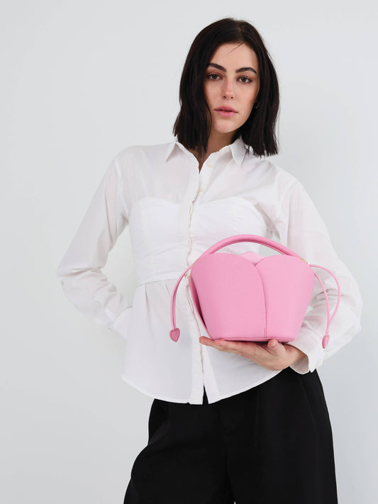 JN2650 Paris Petal Bucket Bag – Top Handle Style