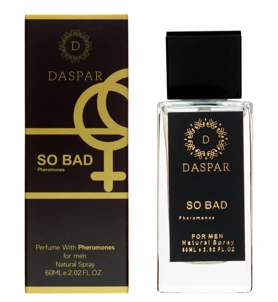 DASPAR SO.BAD MEN PERFUME WITH PHE.RO.MO.NES 2.02 OZ