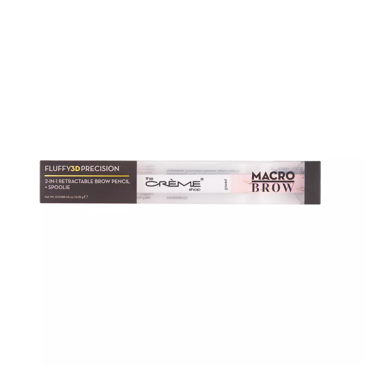 The Crème Shop Micro Brow Retractable Brow Pencil - Shade Chocolate - Presentation May Vary