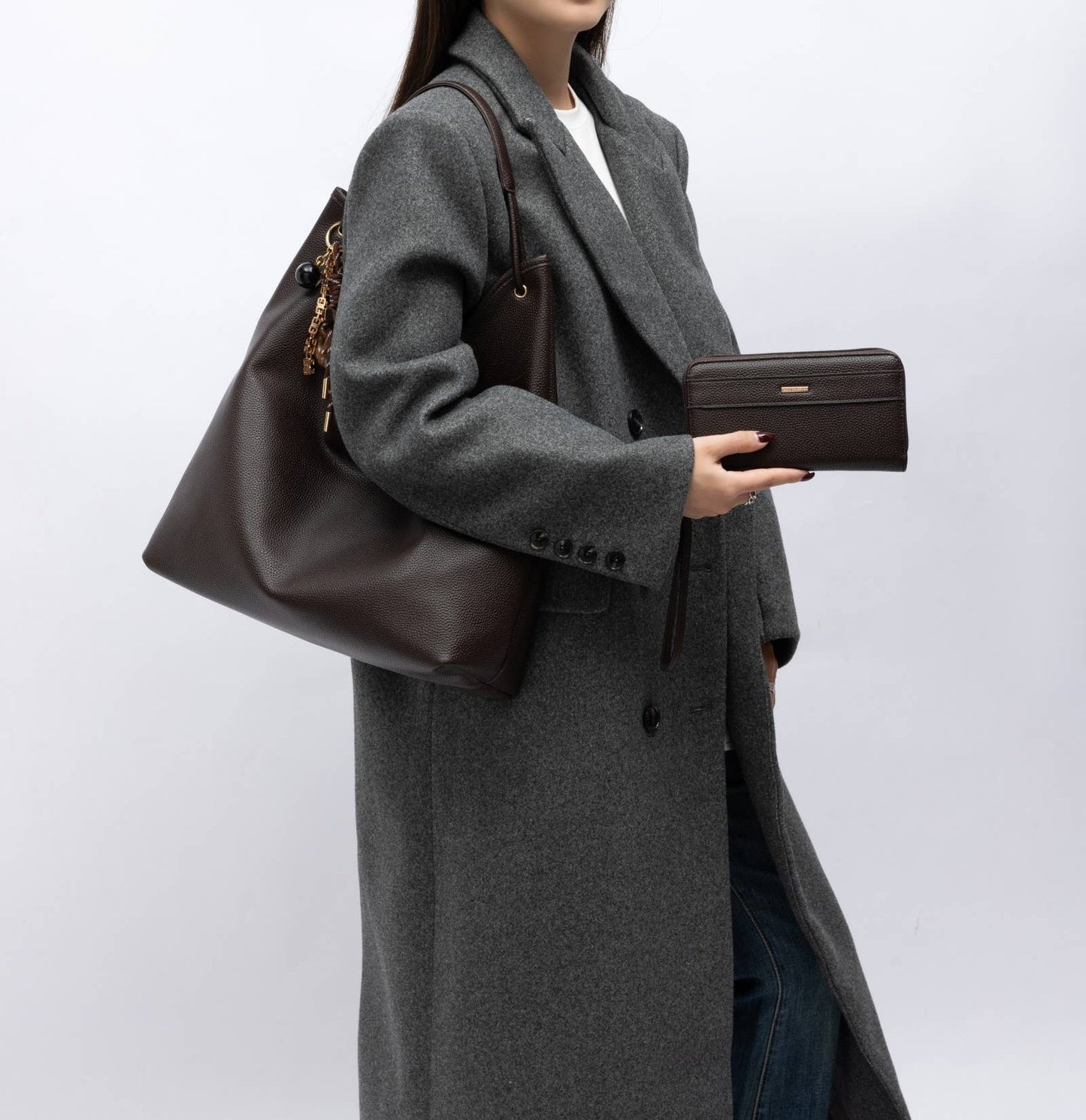 MKF Eloa Women's Hobo Bag with Wallet- 2-piece set by Mia K