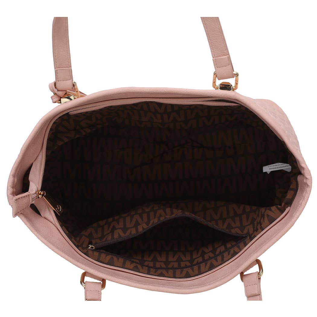 MKF Arya Signature Women’s Tote Bag by Mia K- 4 PCS Sets