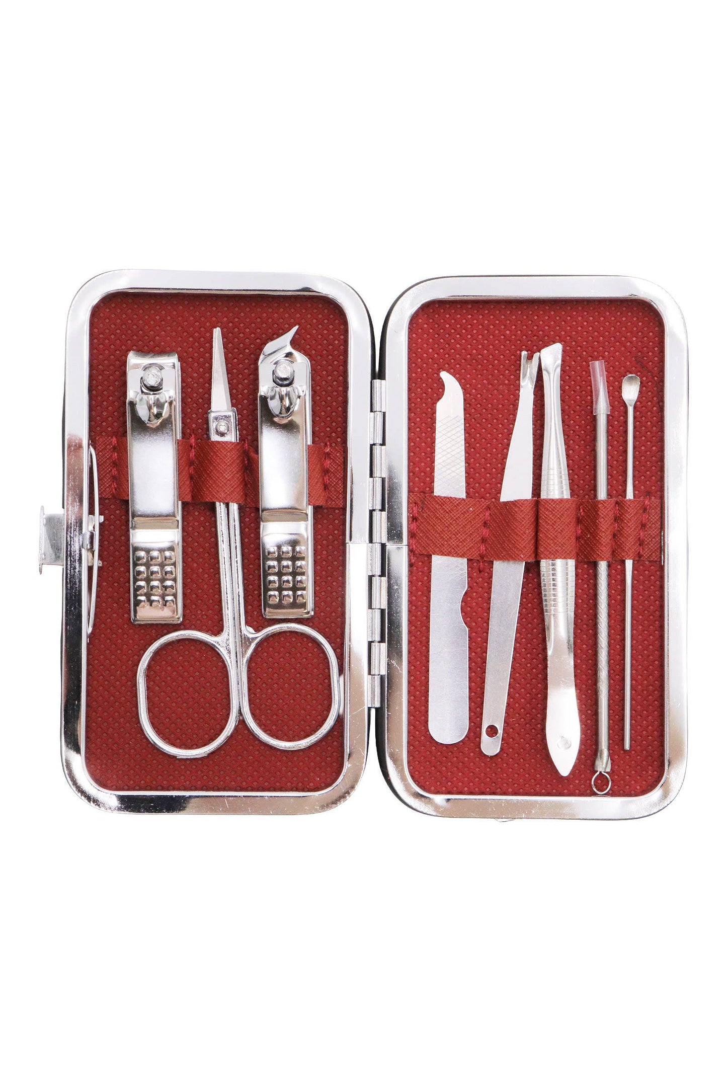 8 Pcs Solid Stainless Steel Nailcare Kit Set