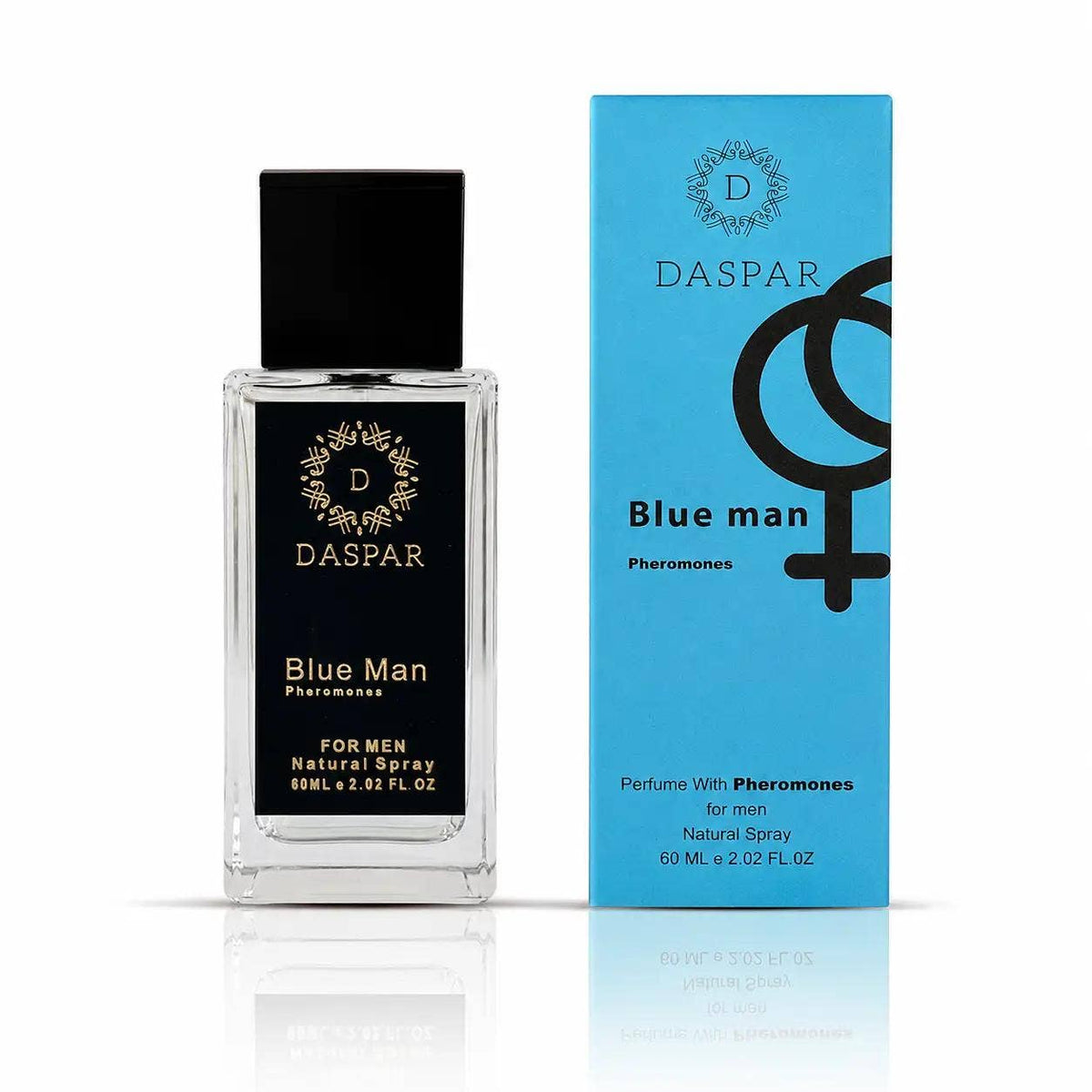 DASPAR B.L.U.E M.AN MEN PERFUME WITH PHE.RO.MO.NES 2.02 OZ