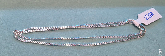 28 2mm 20" Itayl Made Cuban Chain.