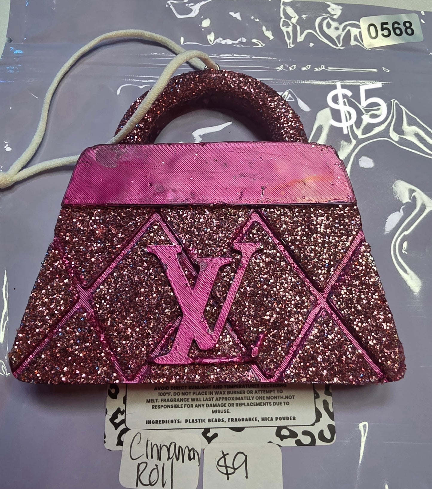 568 Freshie Clearance  LV Purse Cinnamon Roll