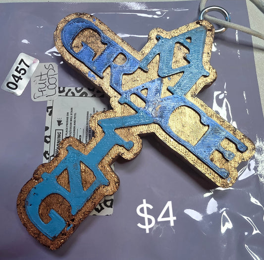 457 Freshie Clearance Amazing Grace cross fruit loops