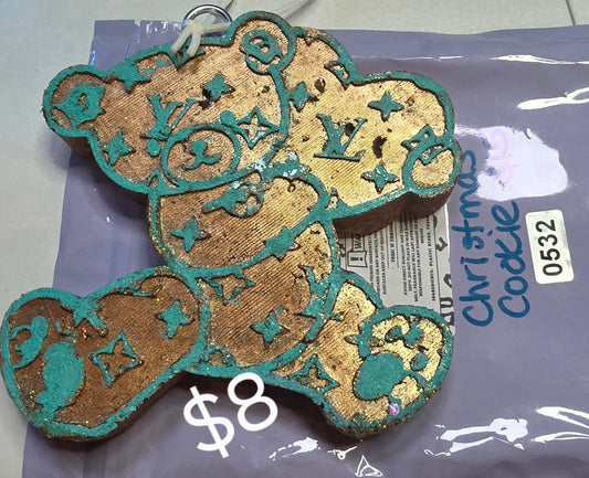 532 Freshie Clearance  TeadyBear lv Christmas/Sugar Cookies